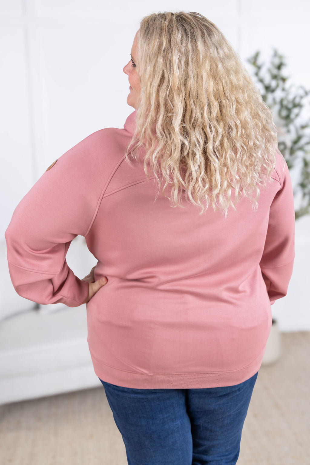 Scuba FullZip Hoodie - Rose